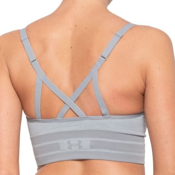 Under Armour Seamless Longline Sport Bra - NEW - Picture 3 of 9
